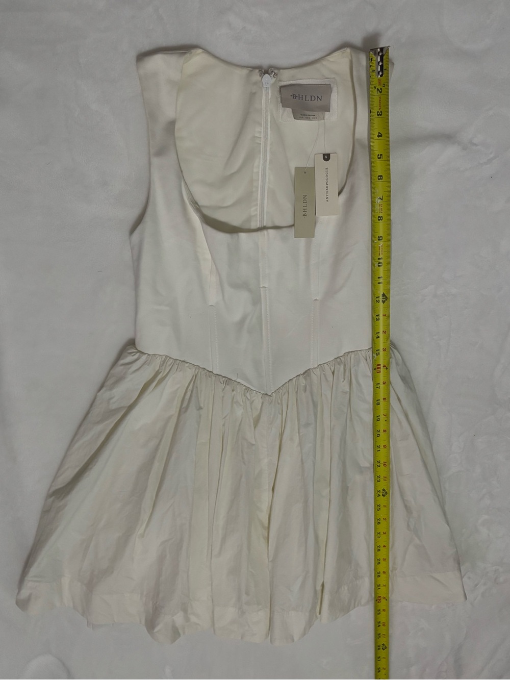 NWT BHLDN by Anthropologie Sleeveless Scoop-Neck Fit & Flare Mini Dress - Picture 14 of 15
